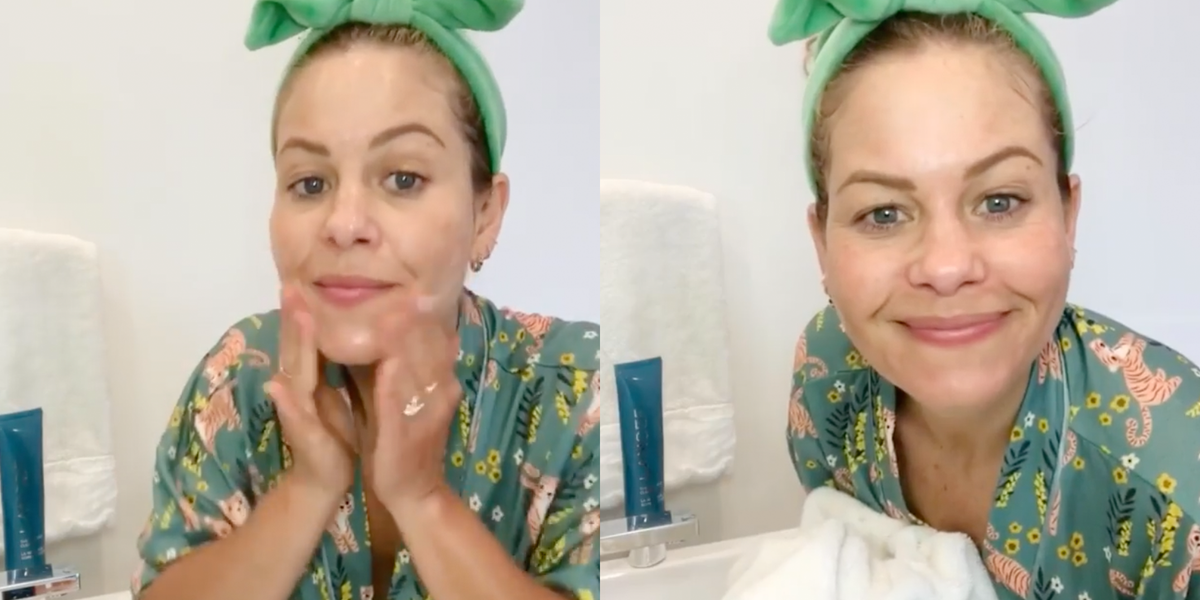 Candace Cameron Bure’s Go-To Skincare Routine for a Glow at 44