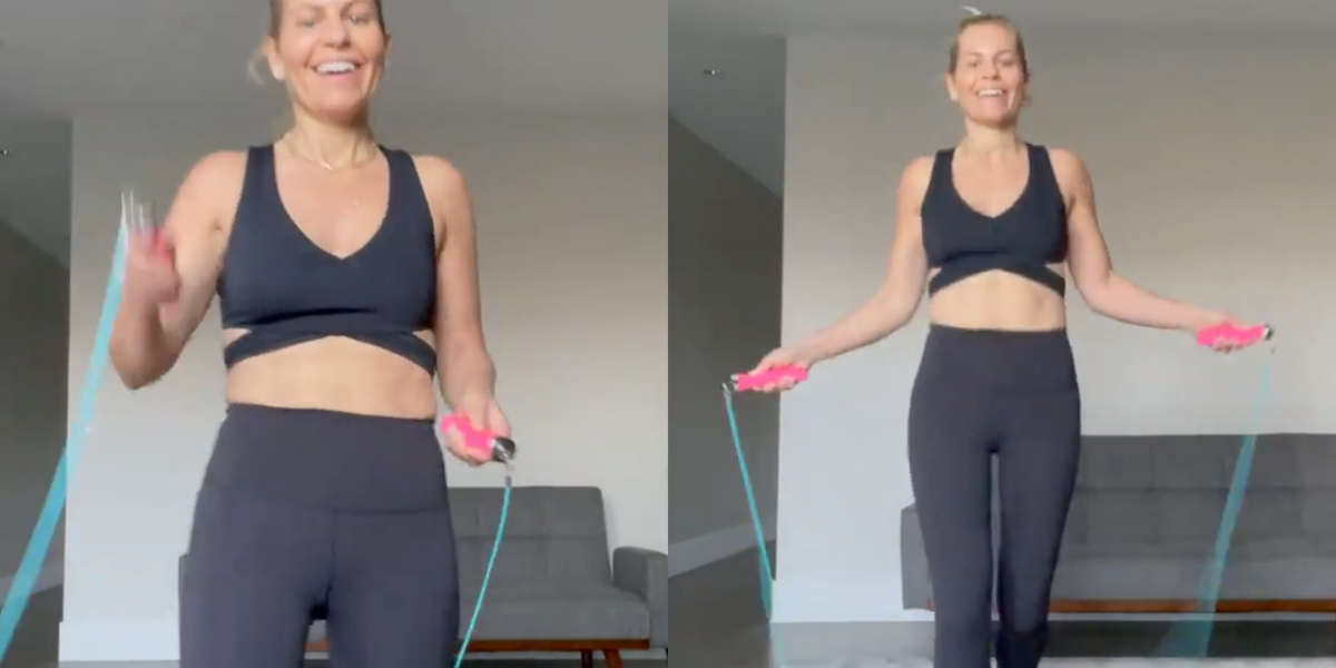 Candace Cameron Bure Shows Off Jump Rope Skills On Instragram