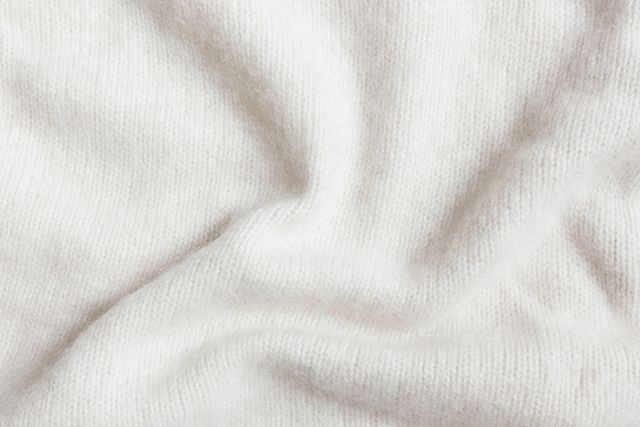 beige crumpled cashmere wool close up