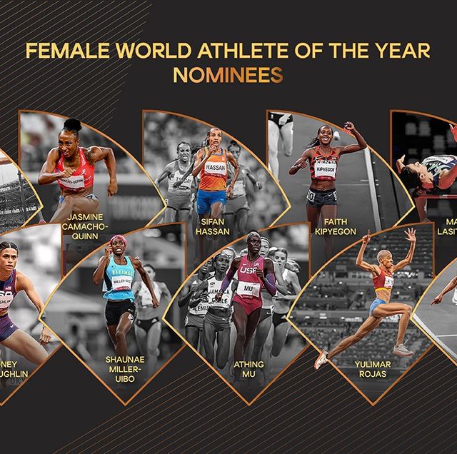 candidatas a la mejor atleta mundial femenina del año