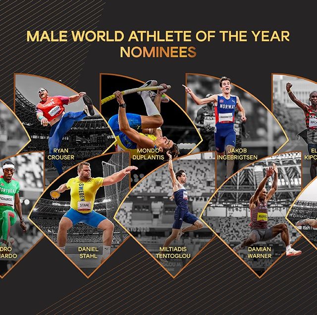 los diez atletas candidatos al mejor atleta mundial del año