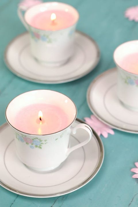 tea cup candles