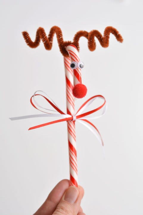 18 Fun Candy Cane Crafts Candy Cane Reindeer Ideas