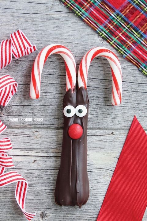 18 Fun Candy Cane Crafts Candy Cane Reindeer Ideas