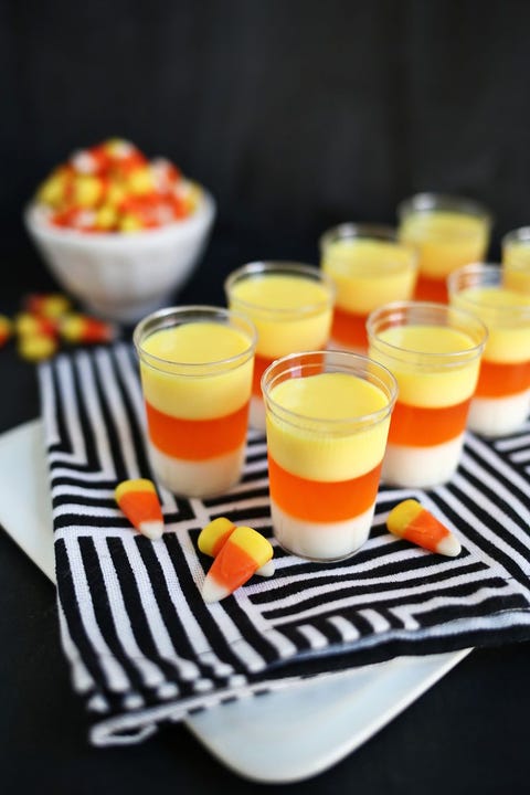 candy corn jell o shots