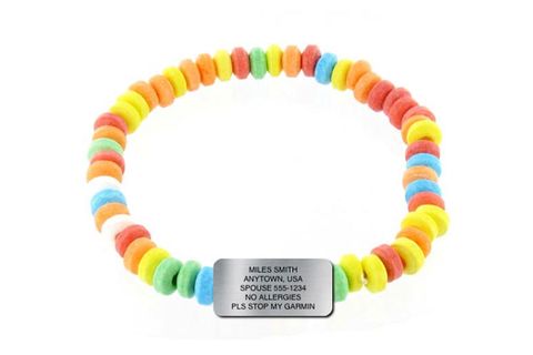 2. Road I.D. Candy Bracelet