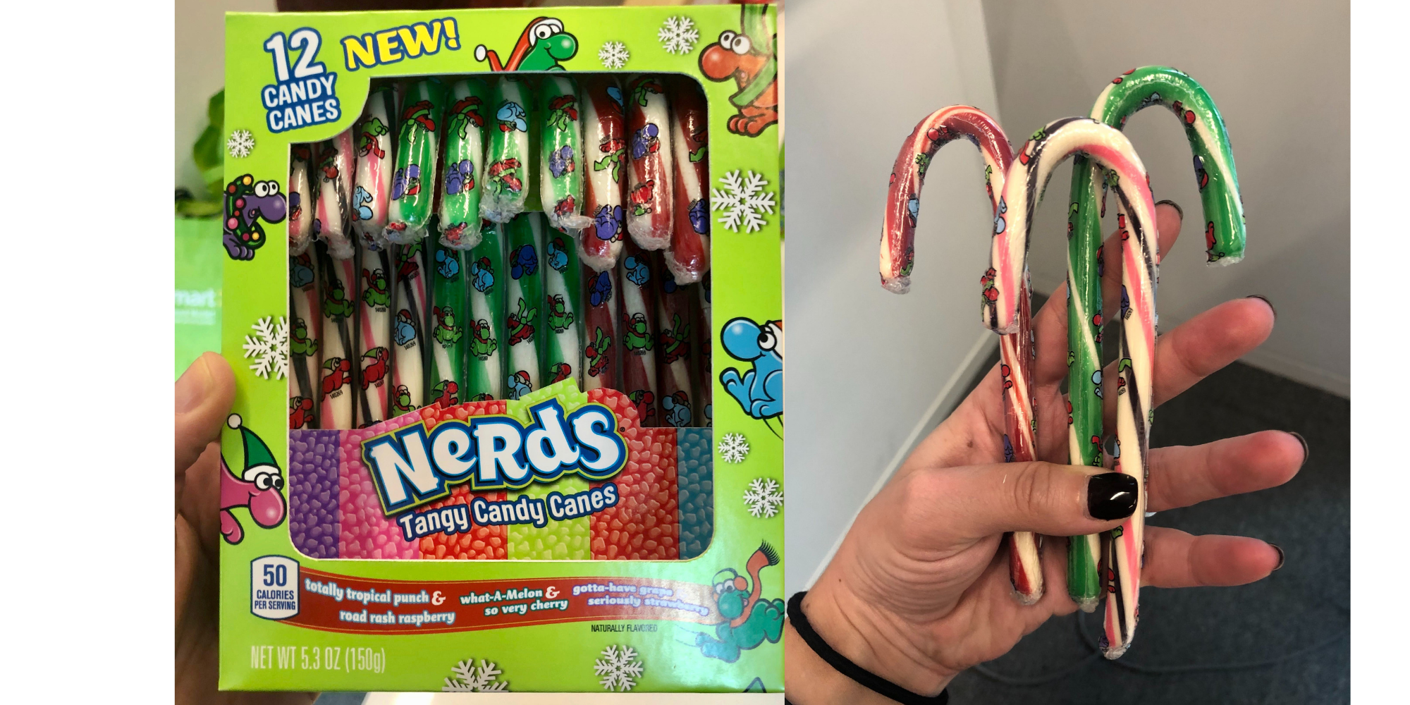 Walmart Is Launching Nerd Flavored Candy Canes In November