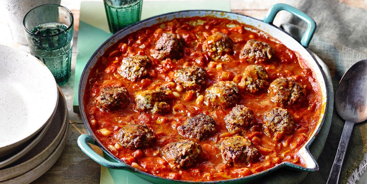 Cannellini Bean and Meatball Stew