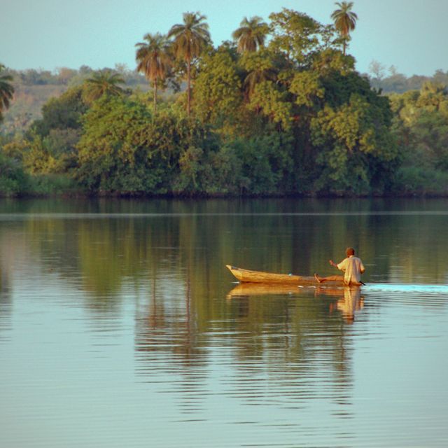 canoe along the river