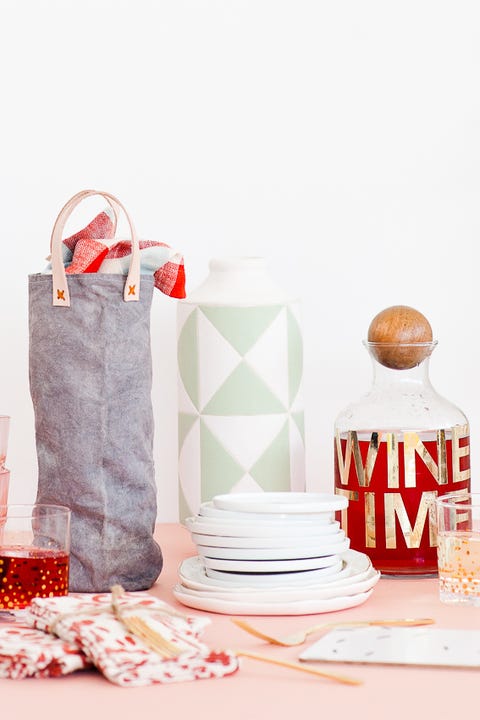Canvas Wine Bag DIY Gifts for Dad