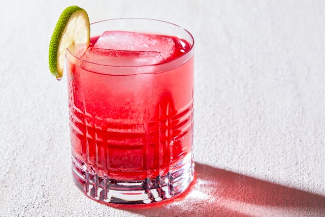 Cape Codder cocktail cape codder cocktail with fresh lime and ice