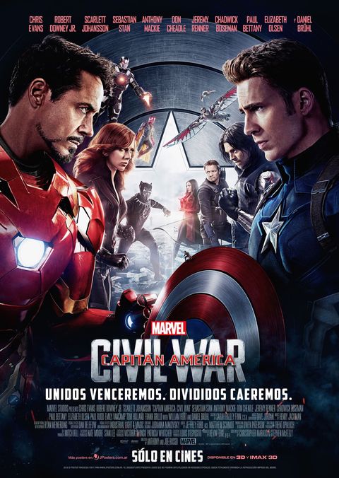 Asistente Edición Árbol genealógico Orden peliculas Marvel - Capitán América: Civil War