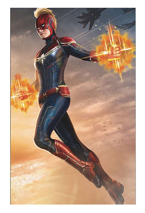 Se filtran nuevos diseños del traje de 'Capitana Marvel' y son alucinantes  - Peliculas Marvel