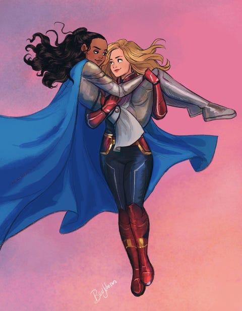 Valkiria Capitana Marvel