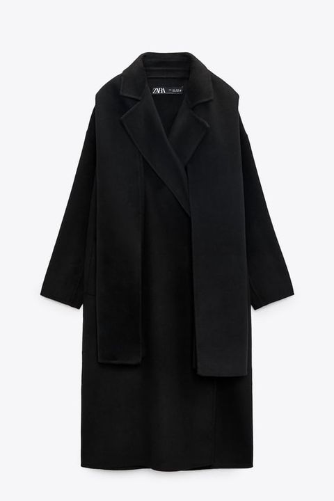 moda inverno 2023 scopri i cappotti neri eleganti, cioè i cappotti corti e i cappotti lunghi da avere e da comprare ora su zara secondo le tendenze giacche