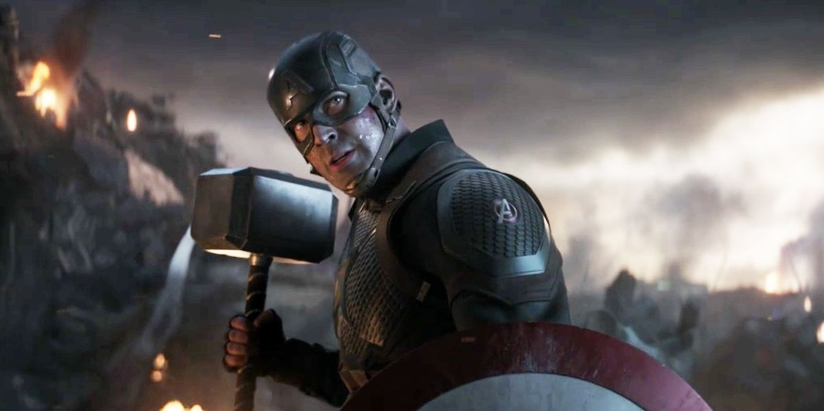 Chris Evans as Captain America in "Avengers: Endgame"
