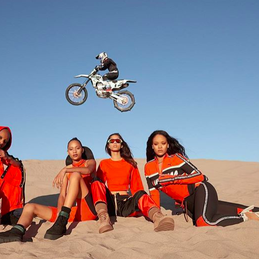 La nueva campaña Fenty Puma by Rihanna inspirada en las motos
