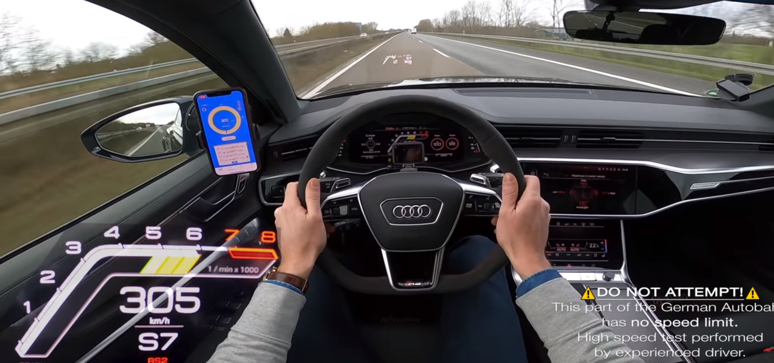 El Nuevo Audi Rs 6 Presume De Velocidad Punta En La Autobahn
