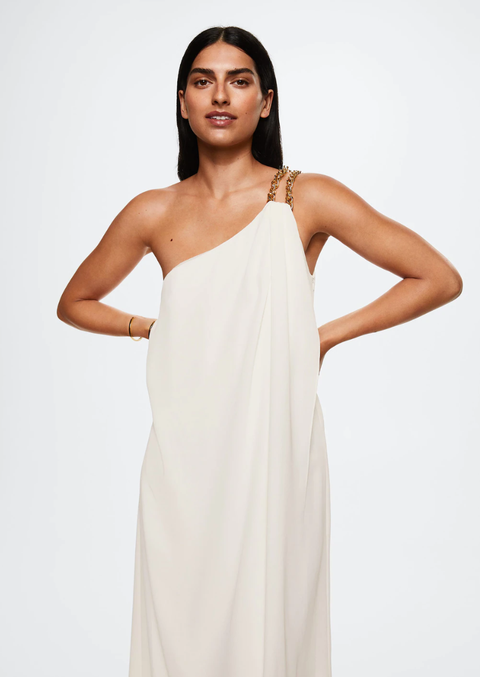 El vestido griego más bonito de Mango El vestido griego más bonito de Mango