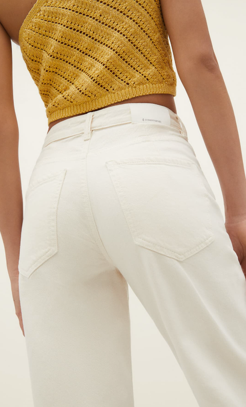white stradivarius jeans white stradivarius jeans