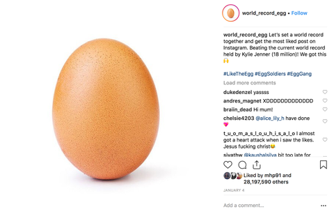 Kylie Jenner Had The Best Reaction After An Egg Photo Beat Her Most