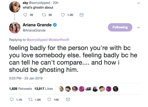 What Ariana Grandes Ghostin Song Lyrics Really Mean Pete