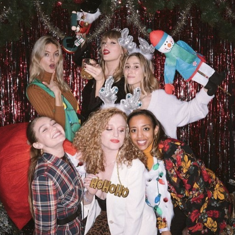 Taylor Swift Posts Photos From Her Private Christmas Themed