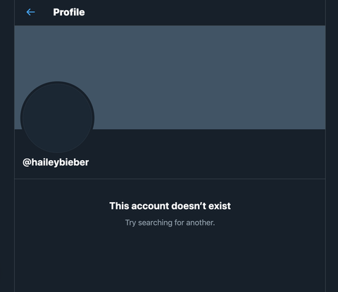 hailey's deactivated ﻿account this morning