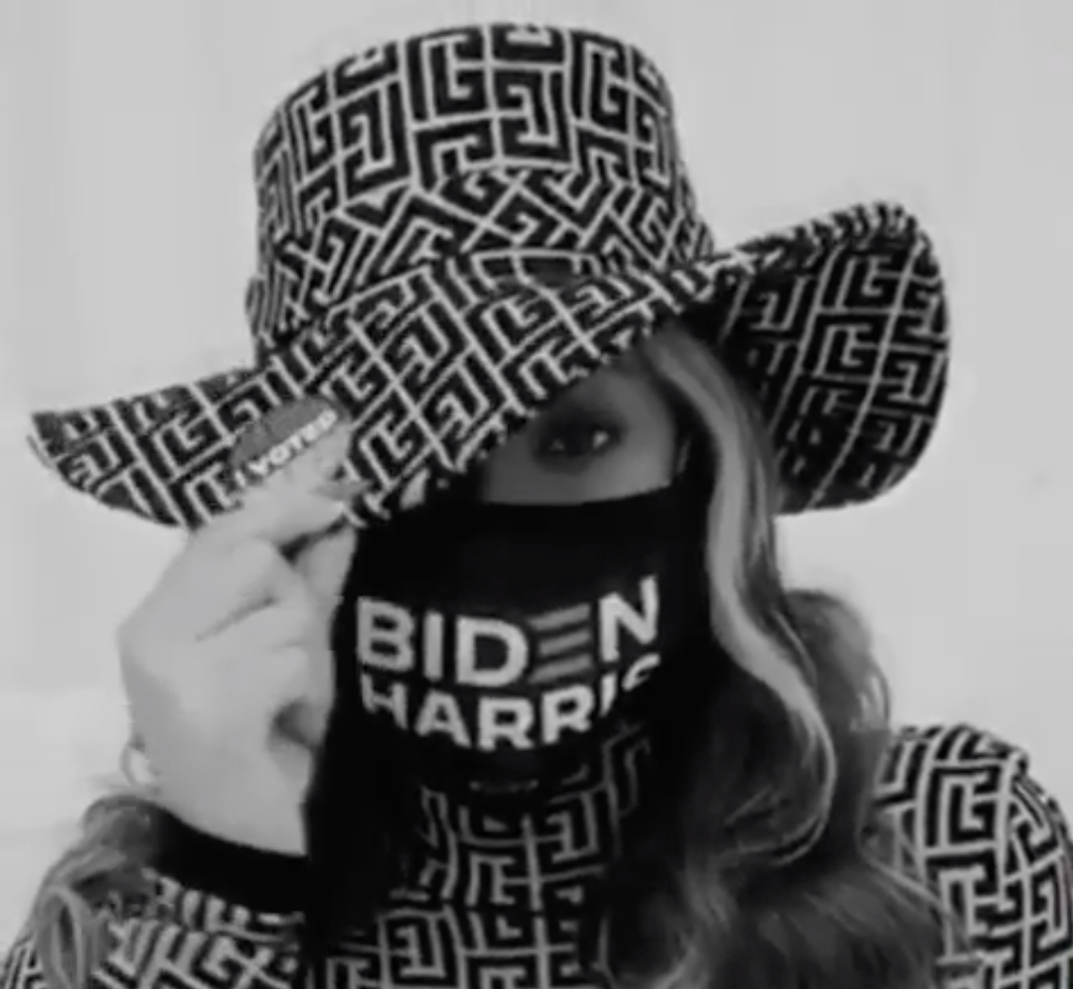 Beyoncé Officially Endorses a Biden-Harris Presidential Ticket in Head-to-Toe Balmain