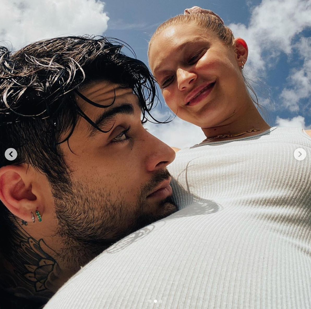 Gigi Hadid Posts a Rare Photo of Her and Zayn Malik During Her Pregnancy