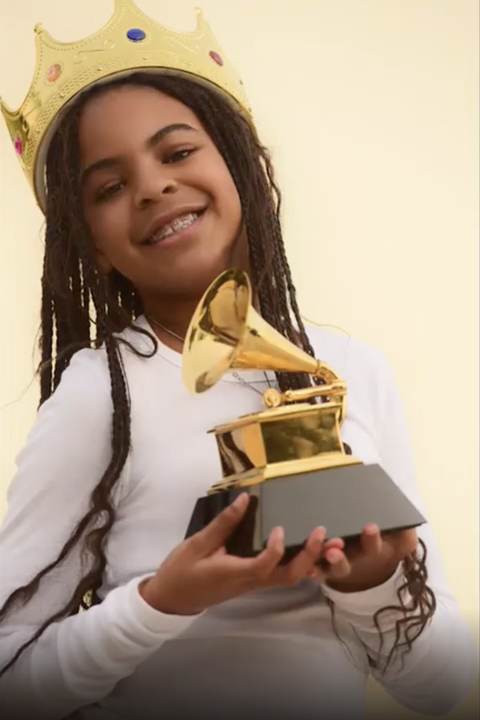 blue ivy carter with her grammy