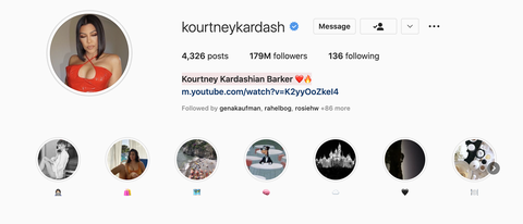kourtney kardashian's name change