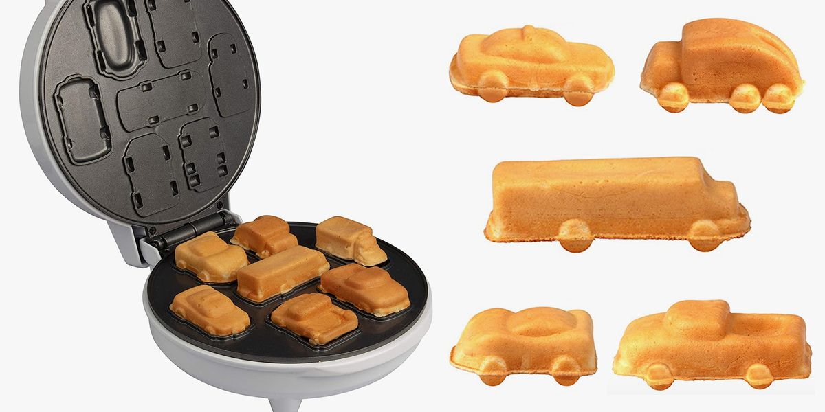 This Waffle Maker Creates 3D Cars and Trucks, So It’s Acceptable to Play With Your Food