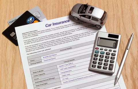 car insurance paperwork