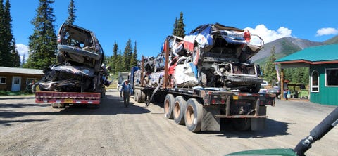 tampilan gletser peluncuran mobil keempat juli