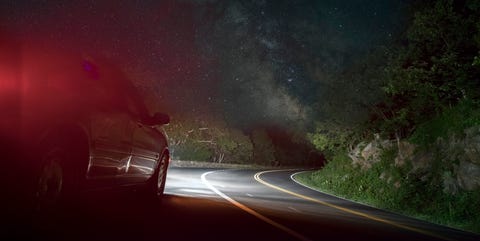 Image result for car driving in the dark pictures