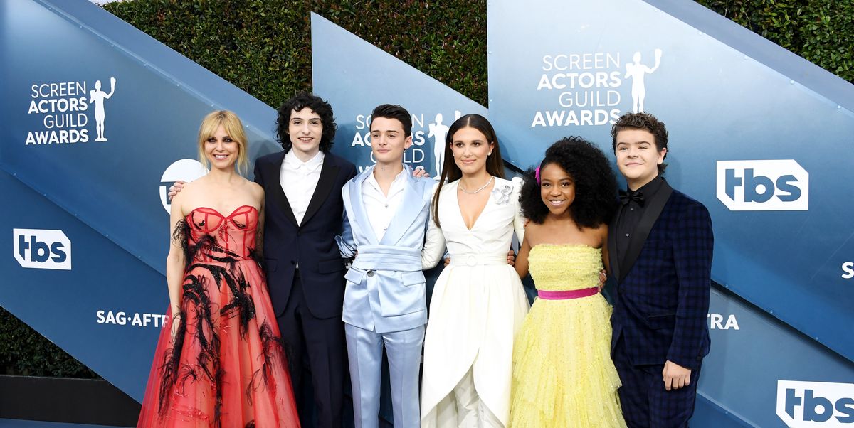 The Stranger Things Cast Reunites At The 2020 Sag Awards