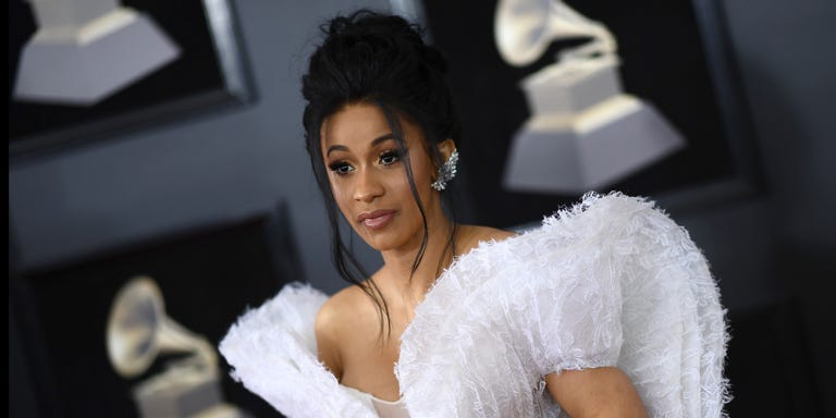 Image result for cardi b performance at the grammys 2018