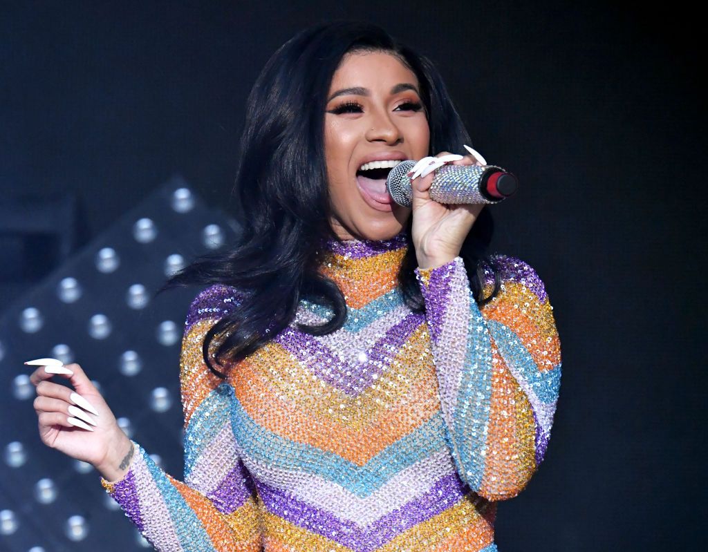 Cardi B Has Ripped Jumpsuit Wardrobe Malfunction At Bonnaroo