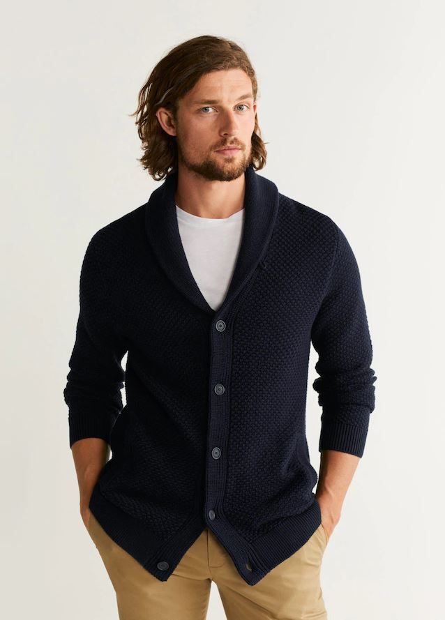 uomo cardigan