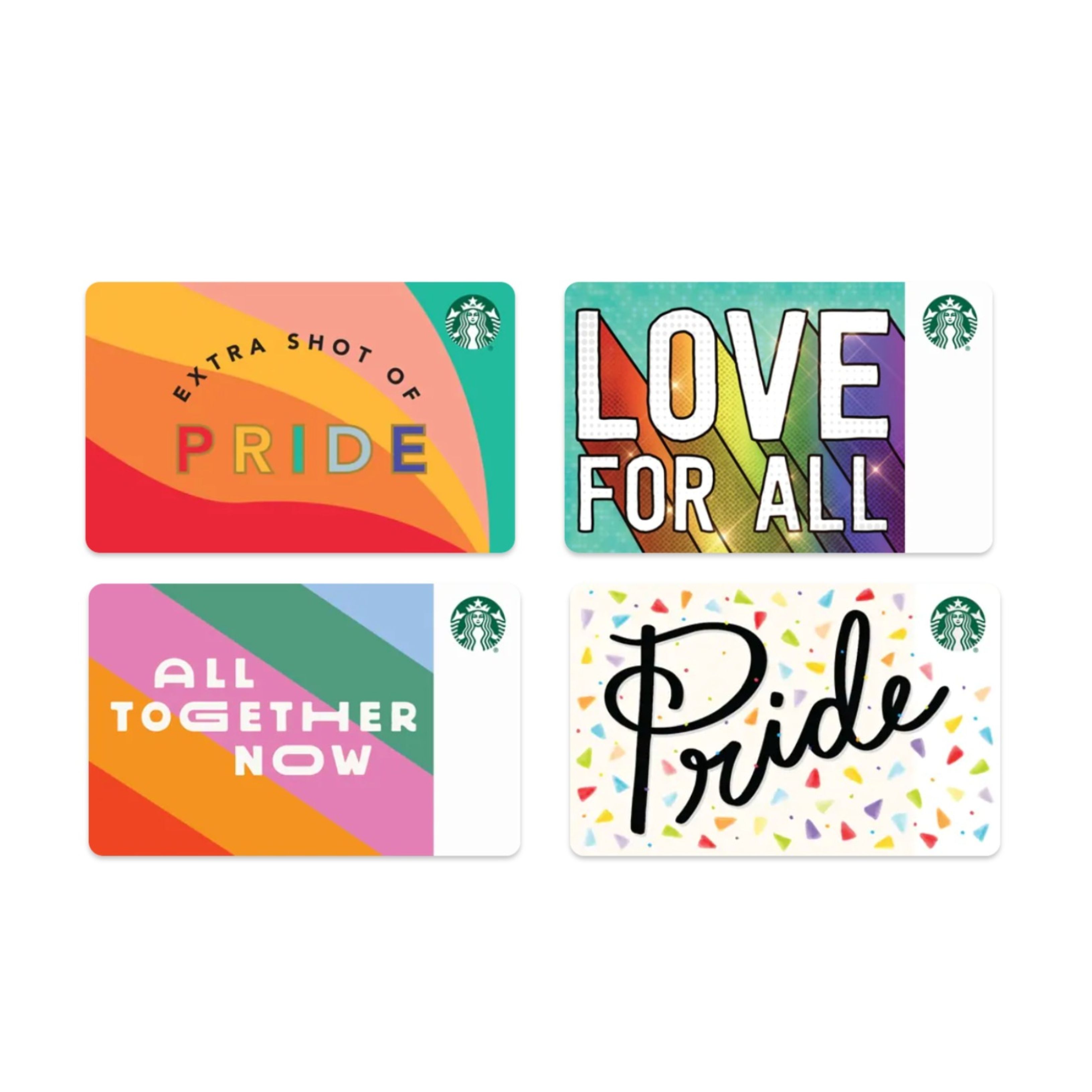 Starbucks Is Selling Pride Themed Gift Cards This Month