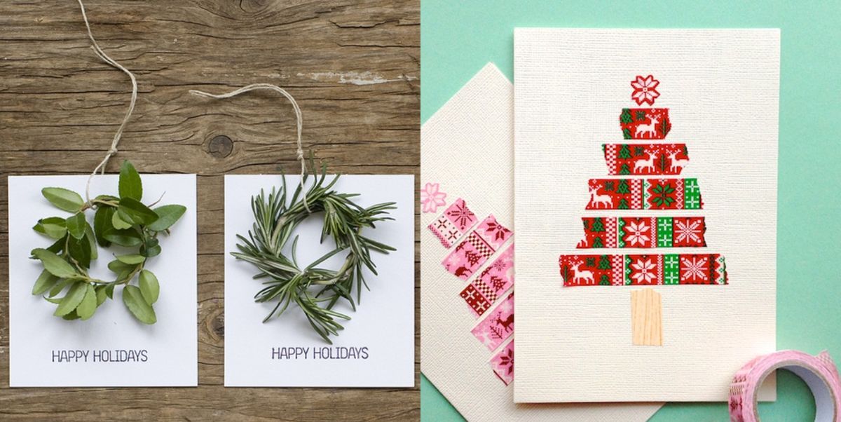 22 Best Diy Christmas Card Ideas Cute Diy Holiday Cards