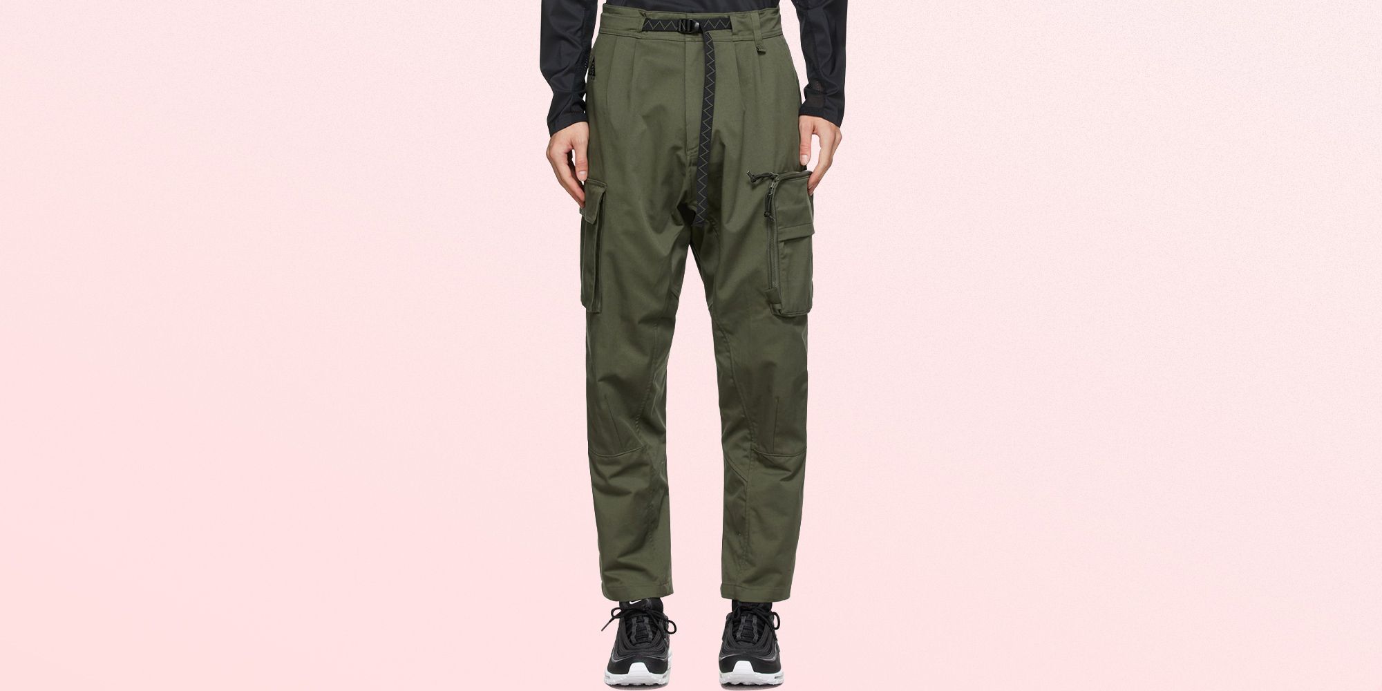 mens long cargo pants