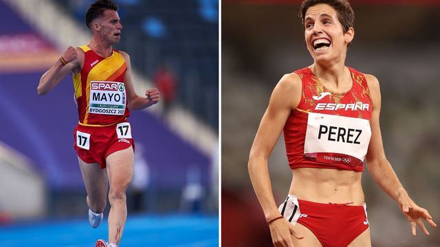 carlos mayo y marta pérez, atletas olímpicos españoles