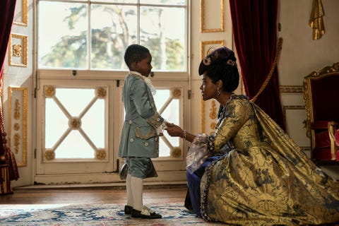 Queen Charlotte A Bridgerton Story Netflix Series Queen Charlotte A Story of the Bridgertons Netflix Series Isaiah Ajiboye, Arsema Thomas 2023