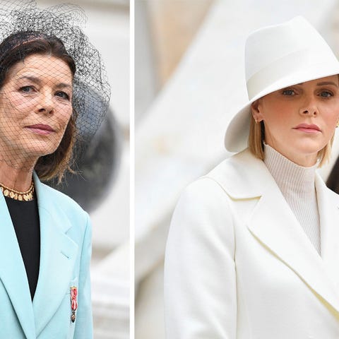 Carolina y Charlene en el Día Nacional de Mónaco