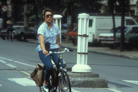 caroline de monaco à vélo dans les années 1980