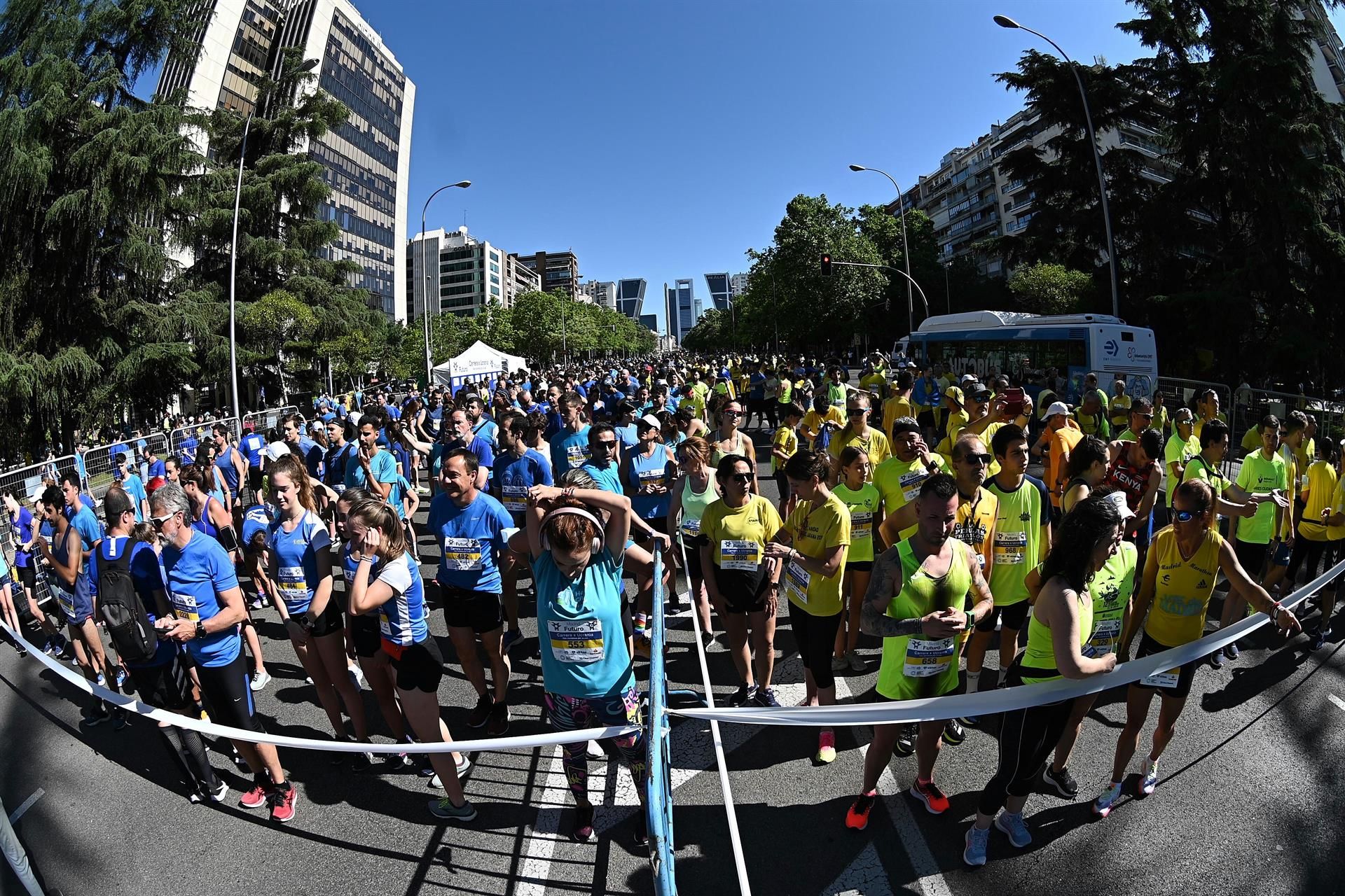 3.000 personas participan en Madrid en una carrera de apoyo a Ucrania