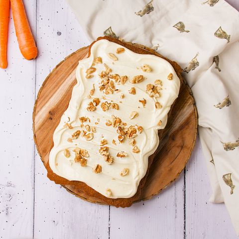 best easy baking recipes carrot cake traybake