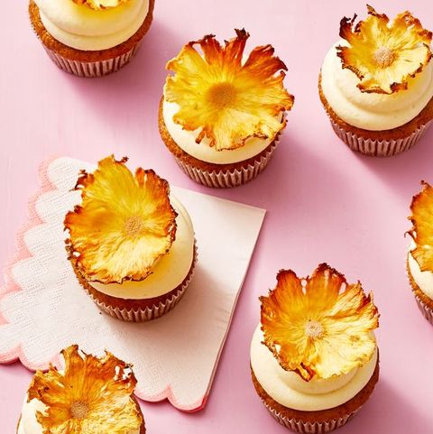 carrot pineapple cupcakes   easter cupcakes